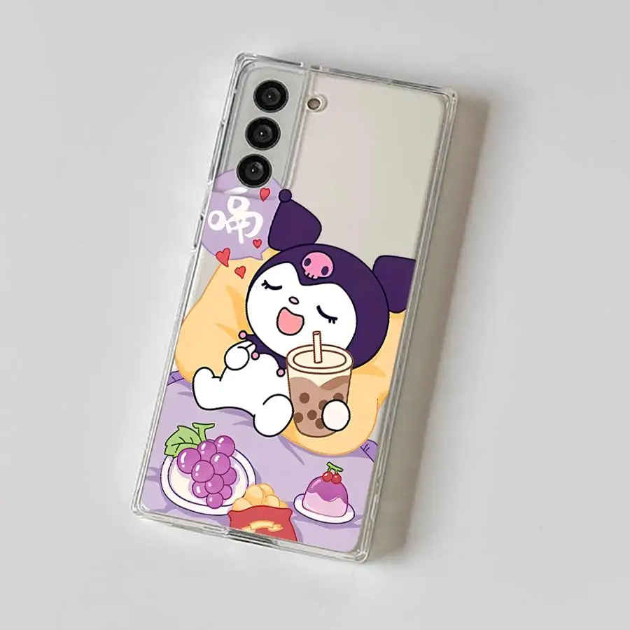 Custodia morbida per Samsung Galaxy S23 S10 Plus S20 Nota 10 20 Ultra S21 S22 S25 Ultra S24 FE Sanrio Melody