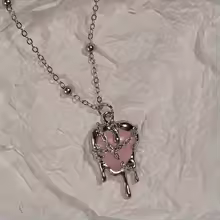 Heart Inside Heart Necklace Personalized Love Pendant - Style 4