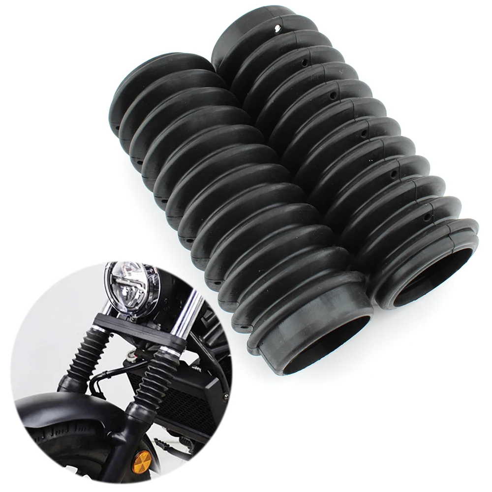 Fork Rubber Gaiters Boots For Honda CB500 CB450 CL450 Scrambler 1970 - 1974 Accessories Front Fork Shock Absorber Dust Cover