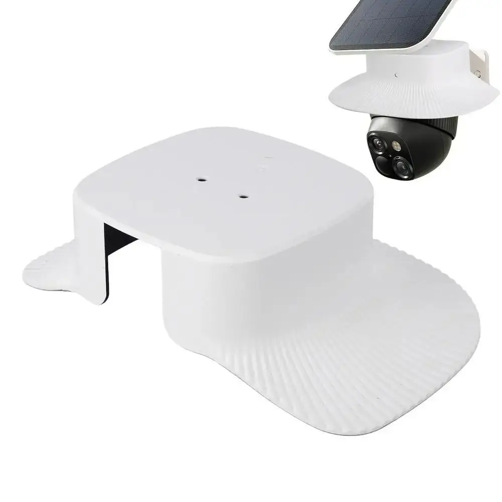 Against Rain Sun Camera Weatherproof Cover Plastic White Camera Protection Security Camera Protective Cover for Eufy S340