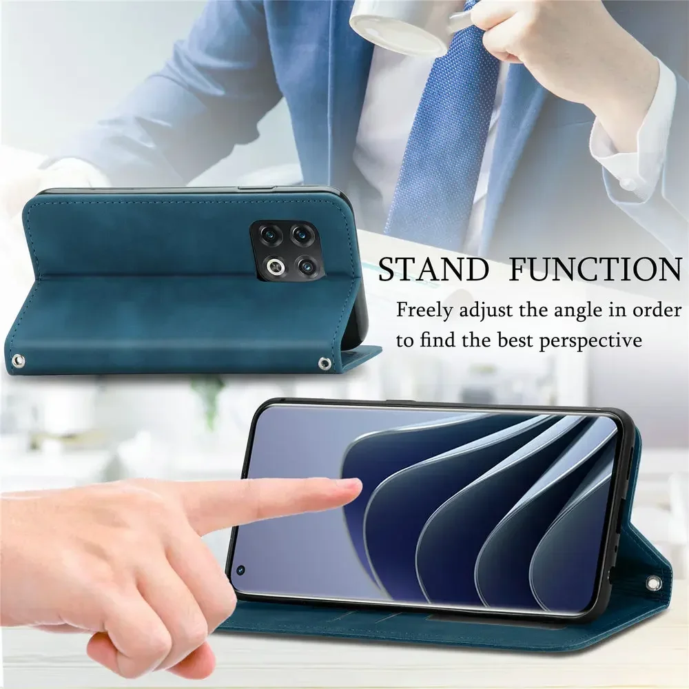 For Oneplus 11 12 ACE 2 Pro Flip Case Leather Smooth Book Funda One Plus 10T Case Oneplus12 10 9 R 8T 7T 9R 2V 7 T 8 Phone Cover