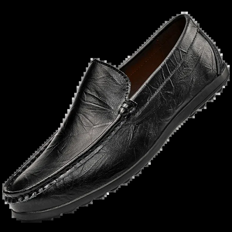 100% 소가죽 남성 캐주얼 스니커즈 비즈니스 캐주얼 스니커즈 통기성 신발 대형 사이즈 단색 가죽 신발 남성용