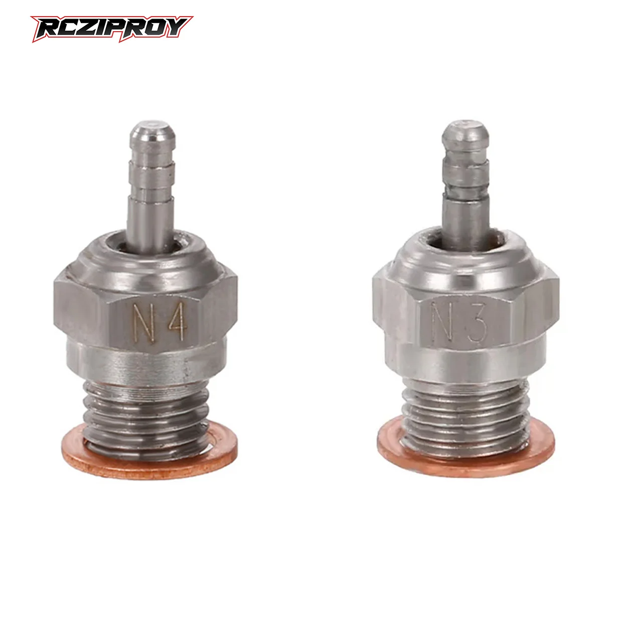 

70117 N3 N4 Стальные свечи зажигания Свеча накаливания Детали радиоуправляемого двигателя для нитродвигателей RC Грузовик Багги Совместимость с Redcat Hsp Hpi