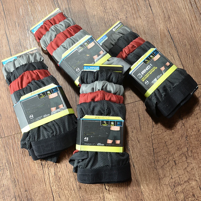 

Супервыгодный набор из 4 мужских спортивных трусов-боксеров: сетчатые, быстросохнущие, дышащие, приятные к телу, эластичные, с короткими штанинами