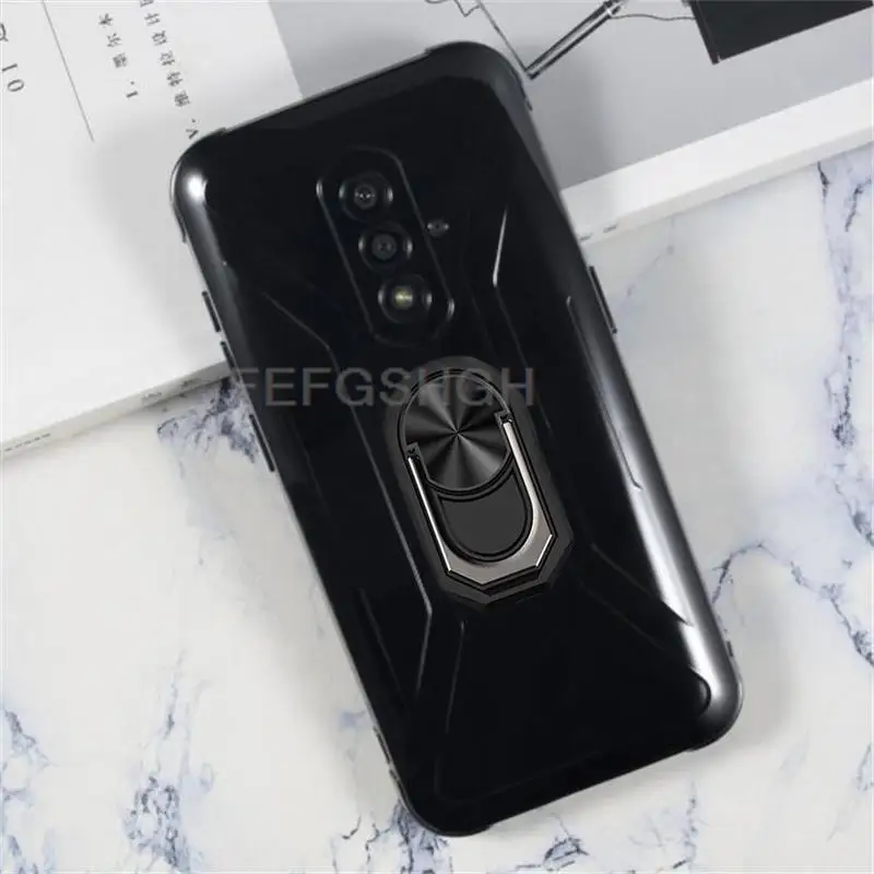 For Blackview BV5200 Pro BV5200Pro 2022 Case Back Finger Ring Soft TPU Silicone Case For Blackview BV5200 Bracket Phone Cover