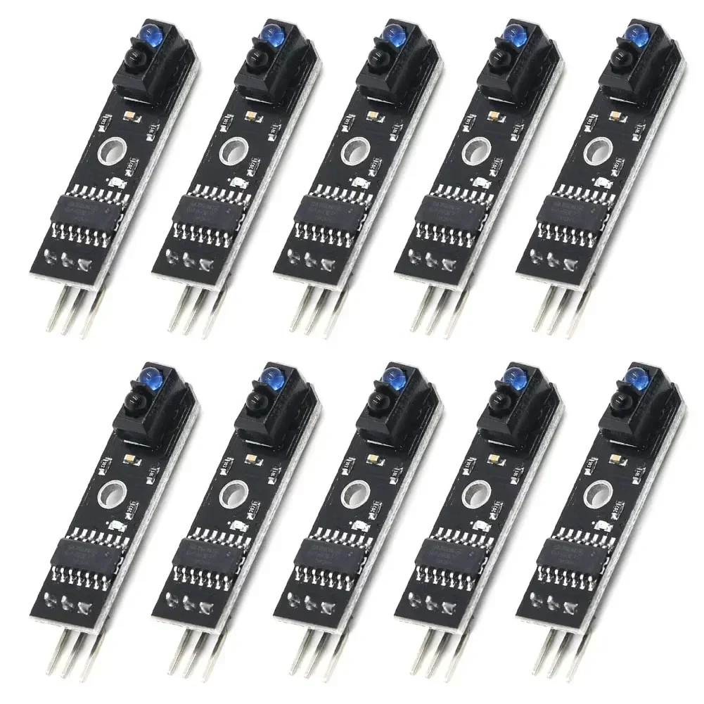 TCRT5000 Infrared Sensor Modules Pack Of 10 For Line Tracking And Obstacle Avoidance In Robotic And Industrial Projects