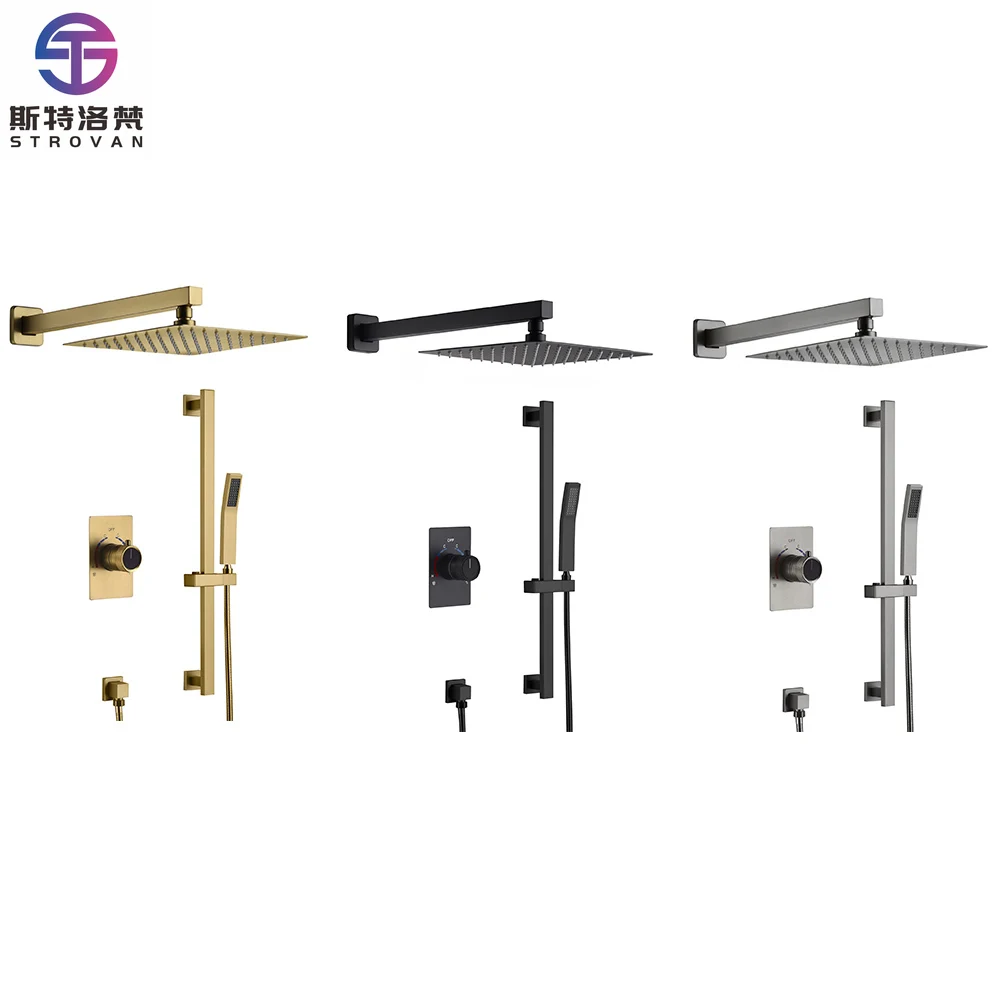 

Concealed Wall Mounted Shower Valve Faucet,shower Sets and Faucets Bath Shower Mixer System,brass Shower Mixer Faucet
