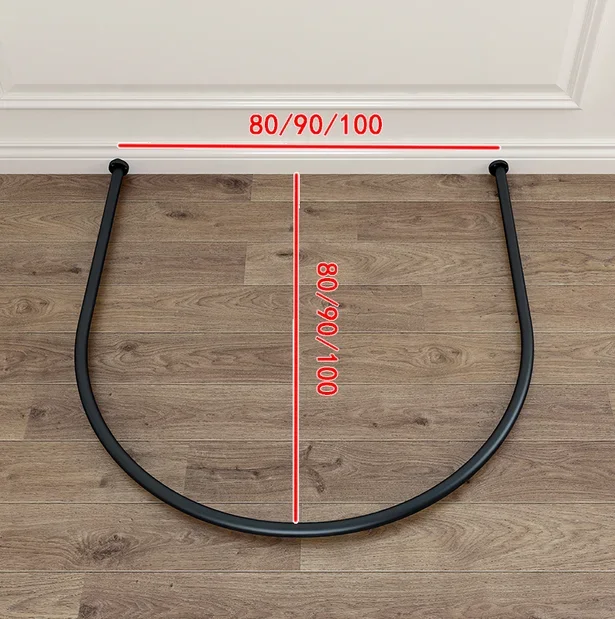 U-shaped fitting rod curtain shop clothing shop fitting room door curtain curtain ring dressing room