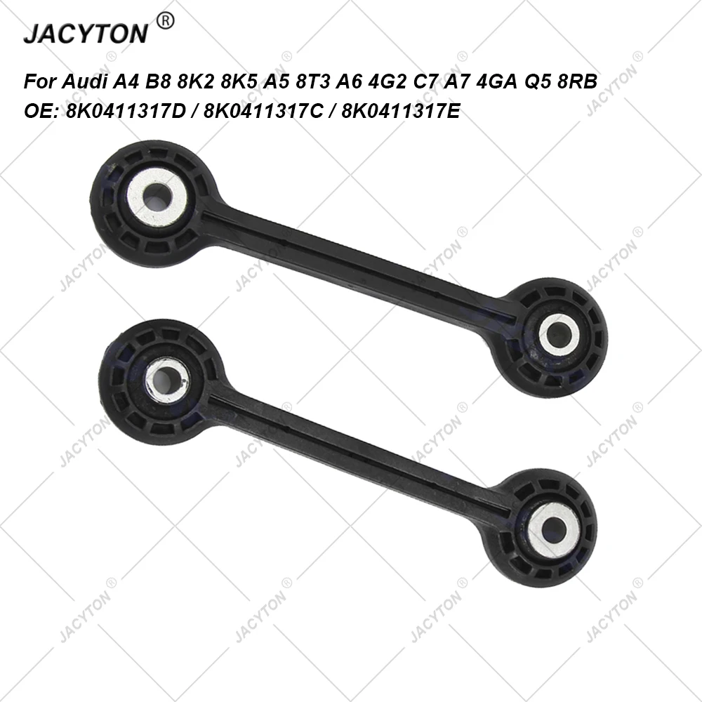 JACYTON Pair Front Sway bar Stabilizer Link For Audi A4 B8 8K2 8K5 A5 8T3 A6 4G2 C7 A7 4GA Q5 8RB 8K0411317D 8K0411317C