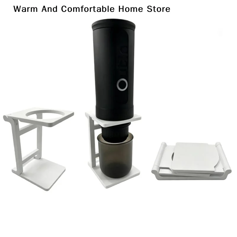 【W】Foldable Portable Coffee Machine Stand, Drip Coffee Pot Standing Stand, Home Office Travel Camping Coffee Brewing