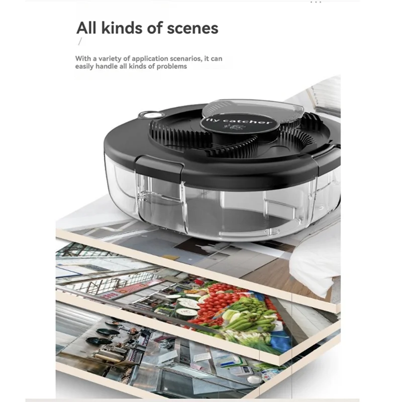 

B47B-бытовая электрическая ловушка для мух с примаками, автоматическая ловушка для комаров, USB-ловушка для мух для дома, кухни, сада