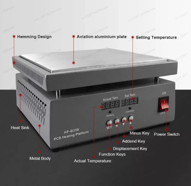 Temperature Controlled Heating Platform, Aviation Aluminum Heating Plate