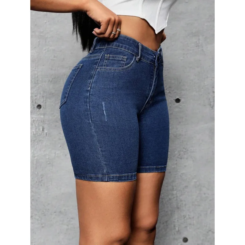 

Women's Denim Shorts V 56053 Ladies' Jeans Shorts Cross-Border Elasticity And Version Details Available for Spring 2026