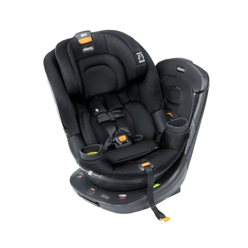 

Fit360 ClearTex Rotating Convertible Car Seat with 360 Degree Rotation for Rear-Facing and Forward-Facing Usage,