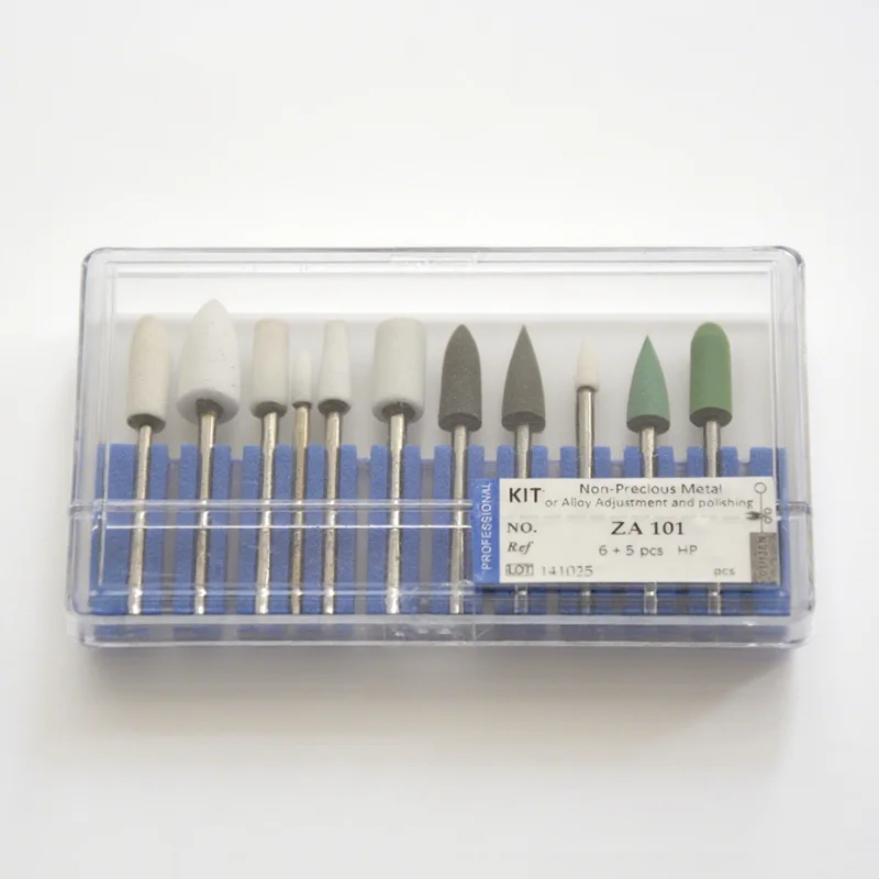 

22Pcs/ 2Kits Non-precious Metal or Alloy Adjustment and Polishing KIT for Co-Cr, Nickel Chromium Alloy