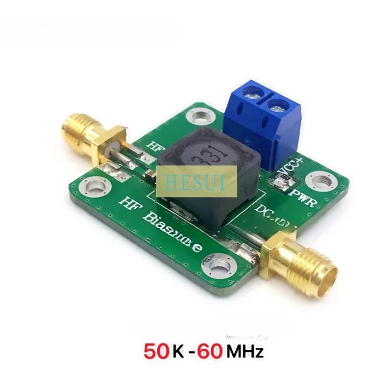Rf microwave DC bias spacer DC feed 50K-60MHz