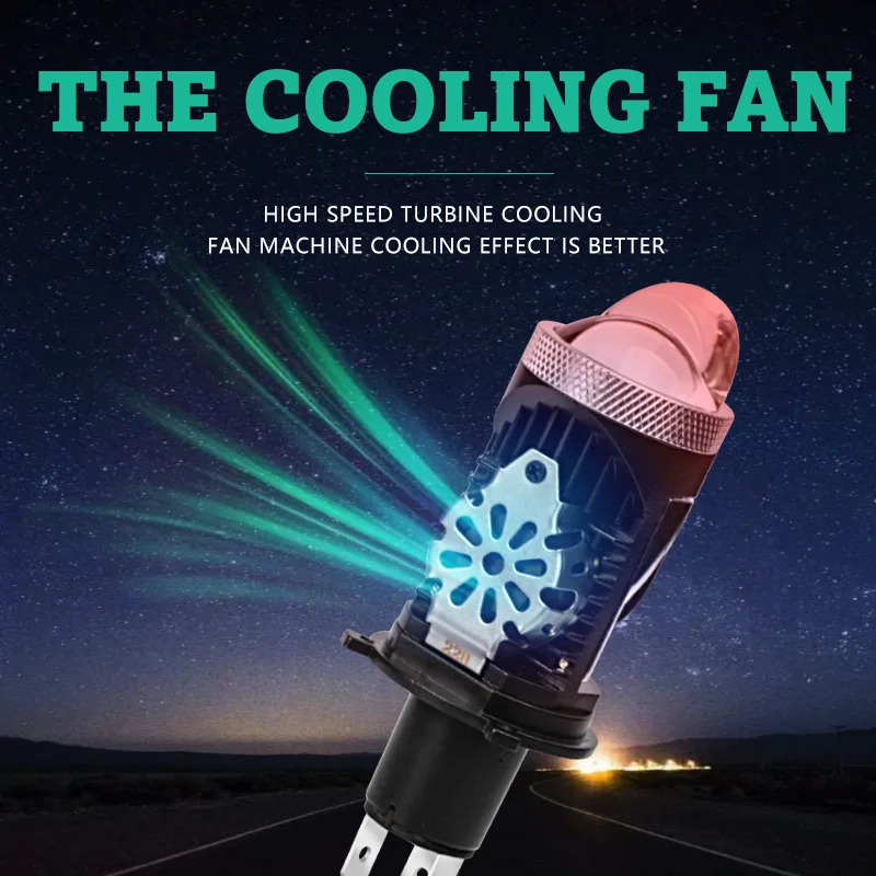 Novo carro h4 lente dupla led farol conectado diretamente em brilhante motocicleta automóvel holofote lente integrada led farol p9