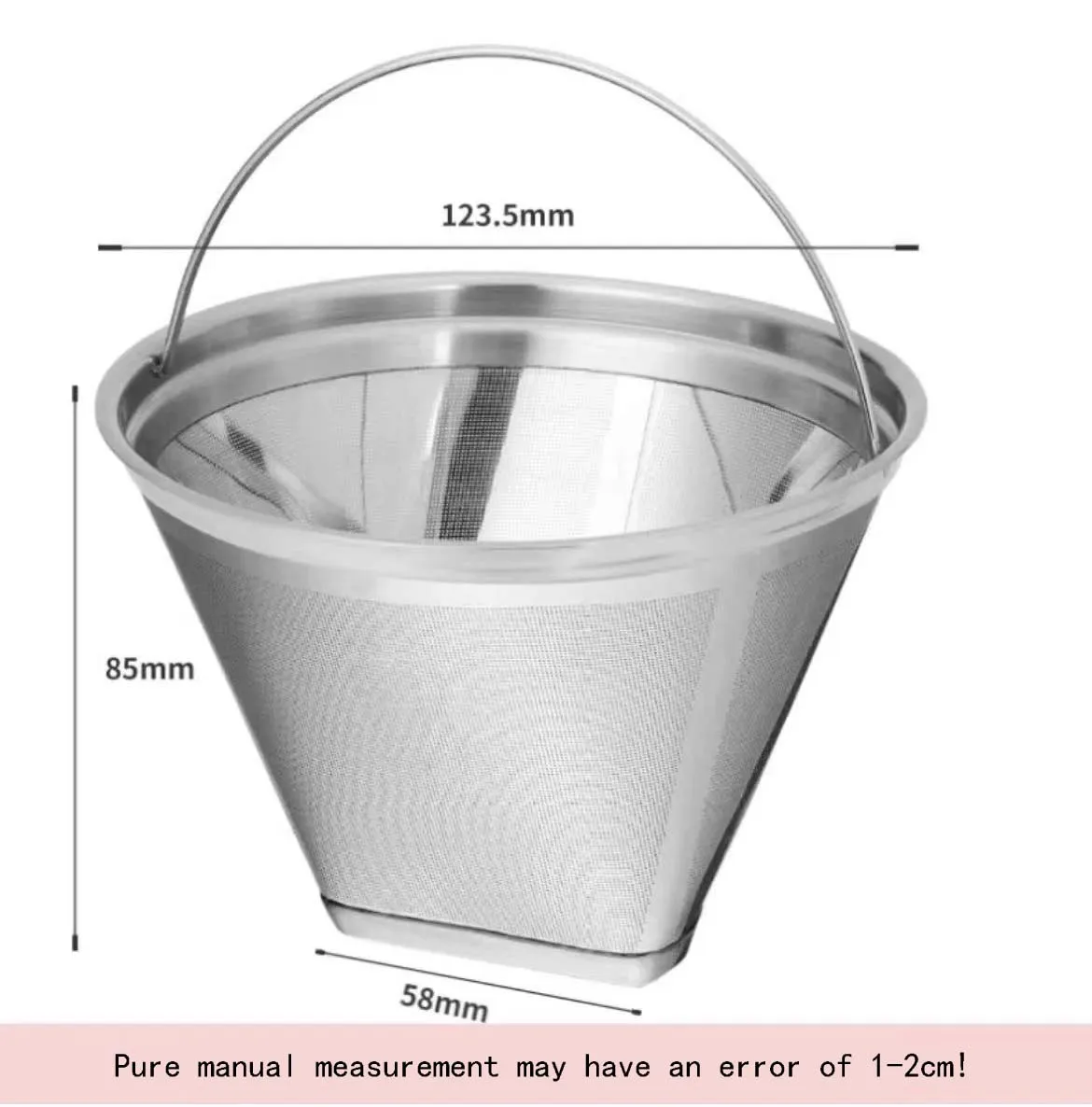 Imagem -06 - Máquina de Café Filtro de Tela Funil de Cafeteira Cesta em pó Gotejamento Pot Acessórios