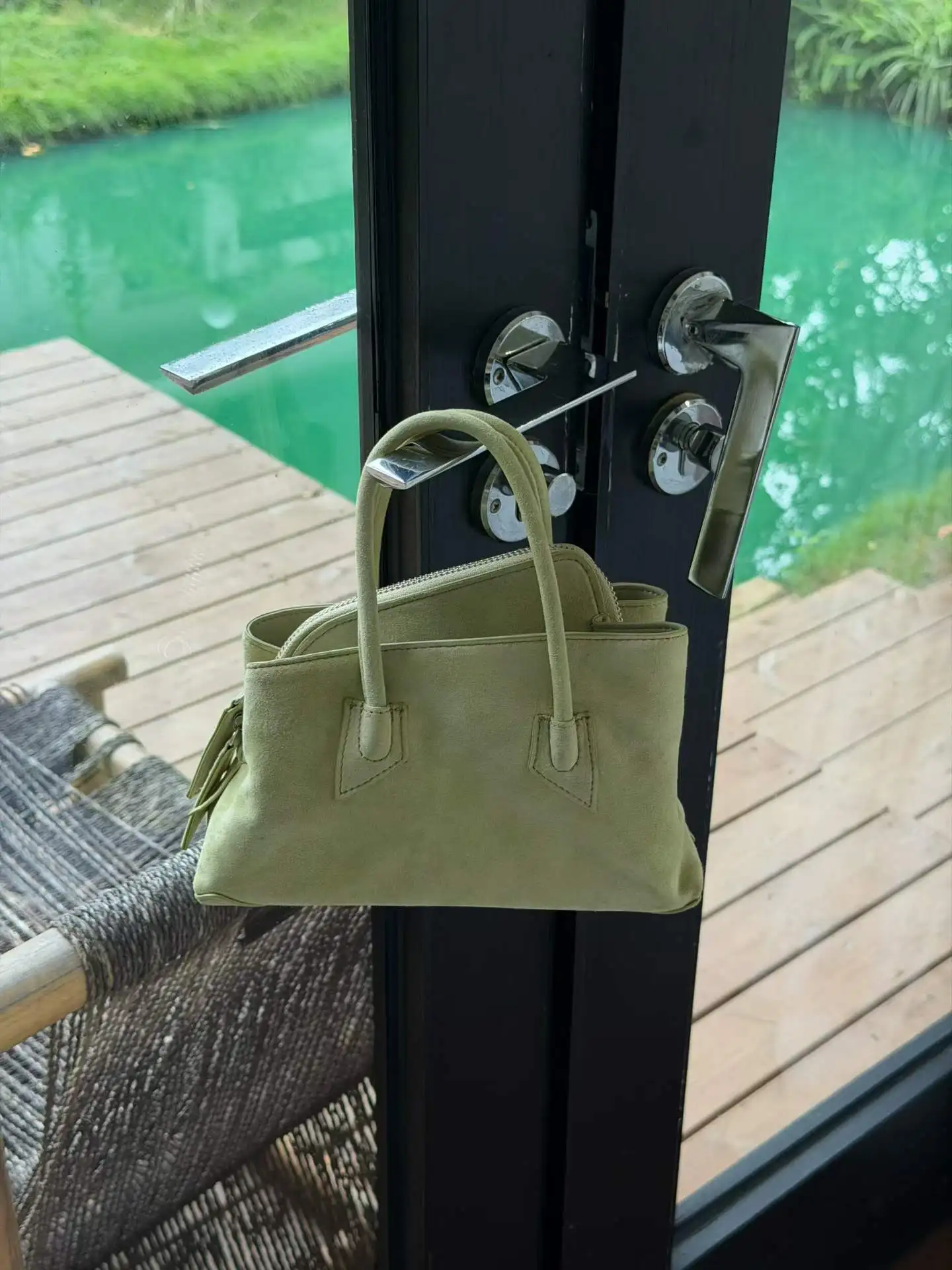 

Luxury High Quality Cowhide Irregular Underarm Bag New Niche Design Mini Vintage Geometric Layer Fashion Lady Shoulder Handbags