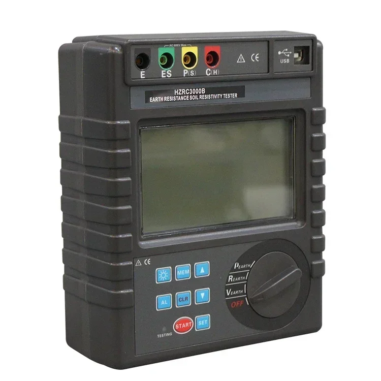HZRC-3000B high-precision electrical programmable grounding resistance meter Hot sales
