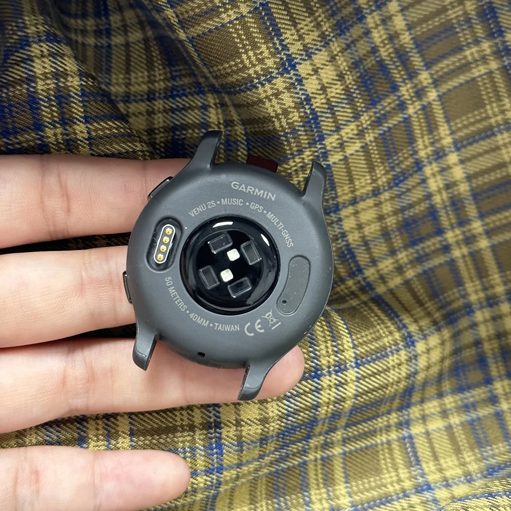

Back Cover With Heart Rate Sensor For Garmin VENU 2S Music Back Cover Without Battery Housing Case Shell