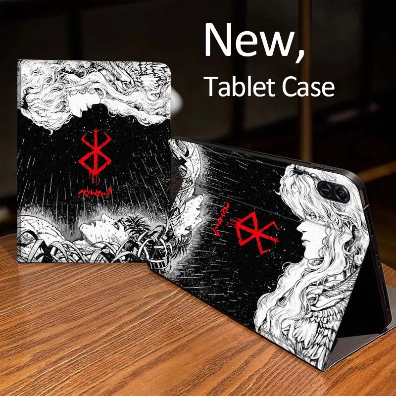 

Berserk Fashion Anime For MediaPad MatePad Air SE Pro M6 M5 M2 T10s T5 10 11 12.6 11.5 12 X 10.8 Inch 10.1 Tablet Case
