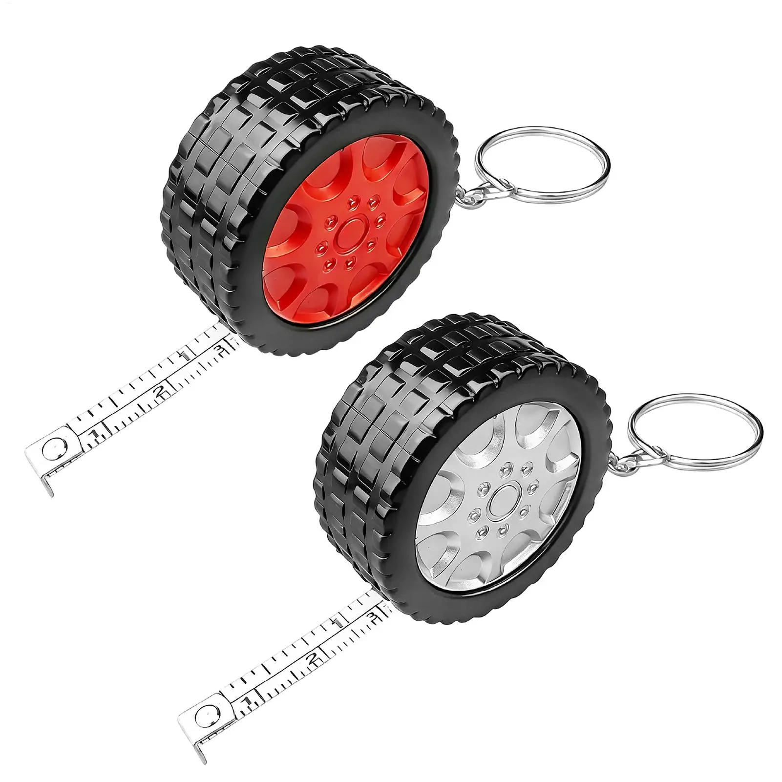 Measurement Tape 1 Meter Small Tire-Shaped Accurate Ruler Diameter Tape Measure for Body Clothes Tailor Fabric Pipe Carpentry