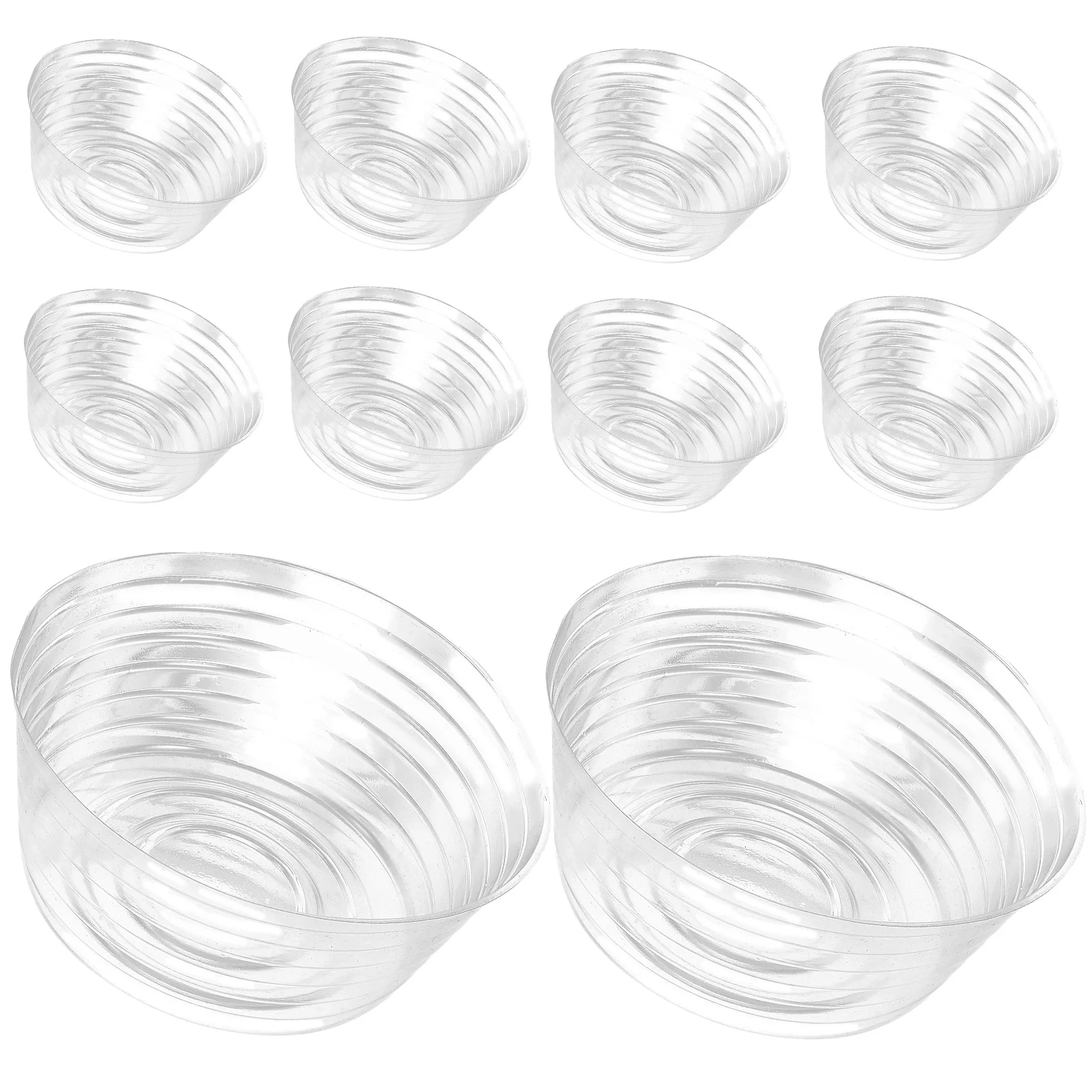 10pcs Flowerpot Waterproof Shell Clear Planter Tray Anti-Overflow Saucer For Indoor Plants Bonsai Large Garden Pots Container