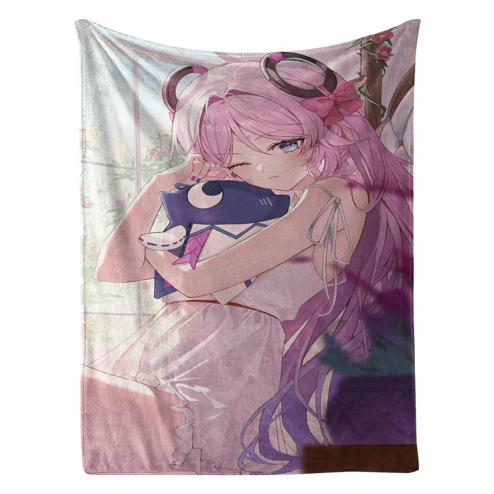 原神 シトライ フランネルブランケット 冬用 ソフトで暖かい寝具 スロー 女の子 男の子用 ベッドスプレッド ソファベッドカバー