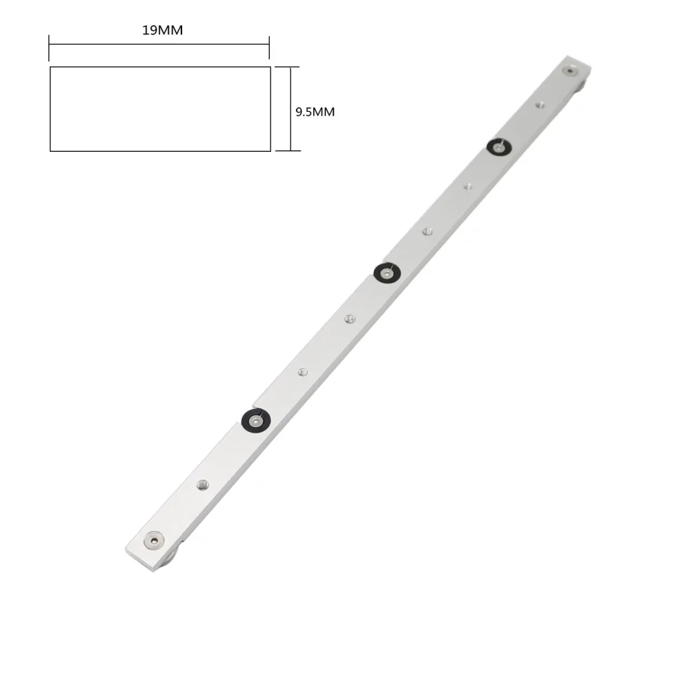 Durable In Use 18 Inch 450mm Aluminium Alloy Miter Bar Slider Table Saw Gauge Rod