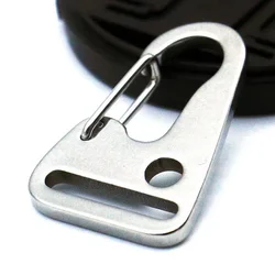 10pcs Stainless steel eagle beak clasp buckles keychain hooks safety for outdoor luggage webbing hardware accessories