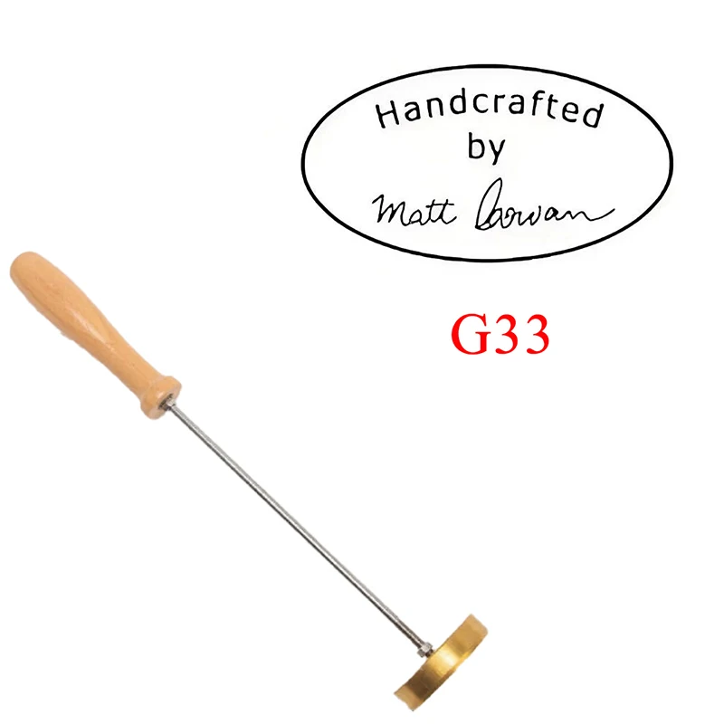 Aangepaste brandende ijzeren stempel DIY LOGO verwarming messing embosser zegels met handvat voor hout leer cake hamburger bruiloft feest ambacht
