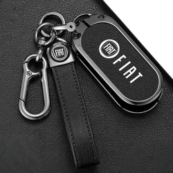 Suitable for Fiat 500C 500 500E 500L 500X 2011 2012 2013 zinc alloy high-end car key bag special car key cover shell key chain