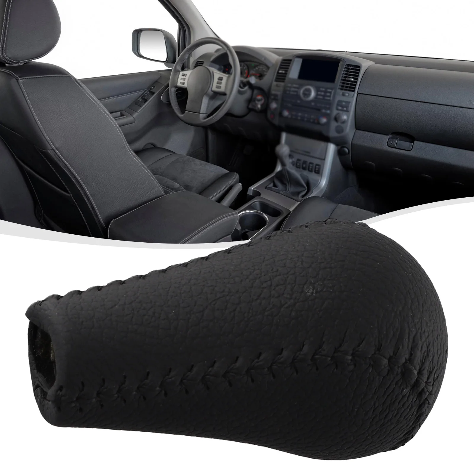 Replace Your Worn Out Gear Shift Knob with Reliable Plastic and Leather for Nissan For Navara D40 For Frontier