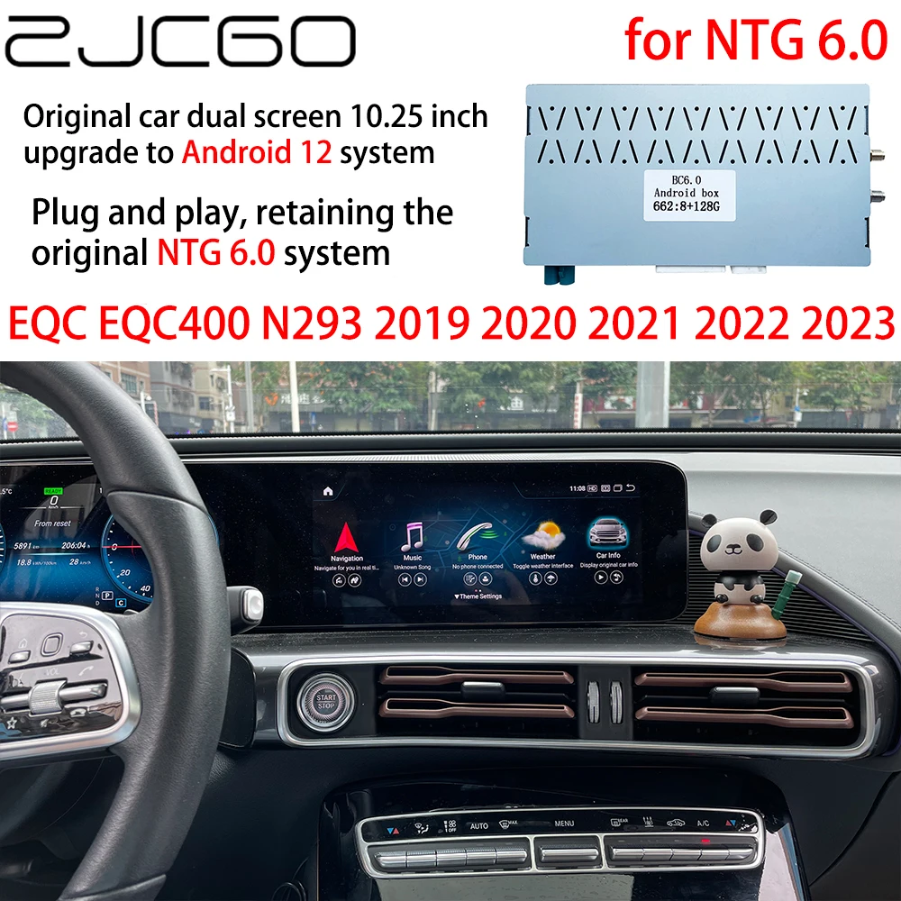 

Dual 10.25 Inch Screen Upgrade Android 12 System Interface NTG 6.0 for Mercedes Benz EQC EQC400 N293 2019 2020 2021 2022 2023