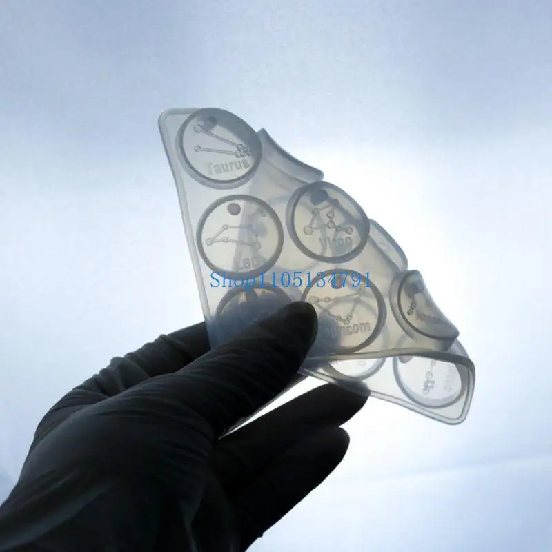 98 كجم 12 كوكبة قلادة صب قالب من السيليكون قالب حلي معلقة مصنوع يدويًا