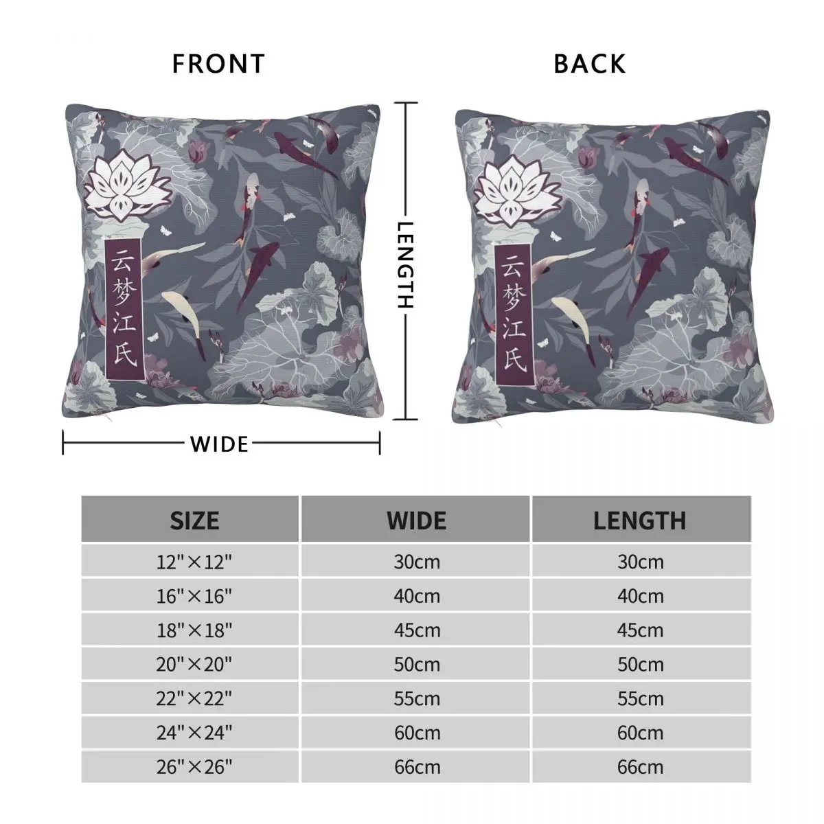 Yunmeng Jiang The Untamed Square Pillowcase Polyester Linen Velvet Printed Zip Decor Home Cushion Cover