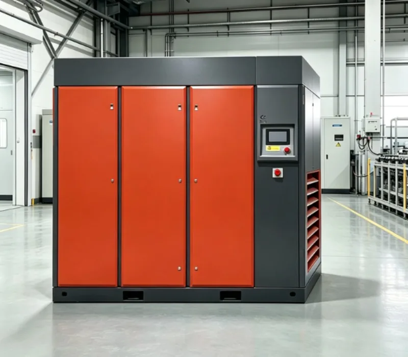 15kW 20HP PM VFD Screw Air Compressor, 16Bar All‑in‑one Compressor Unit With Tank Dryer Filter For Laser Cutting