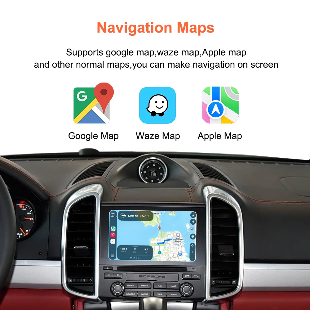 Bonroad OEM-Bildschirm-Upgrade-Modul für Porsche Cayenne Cayman Panamera PCM 4.0 2017-2018 Wireless Carplay Android Auto Interface – Detail 10