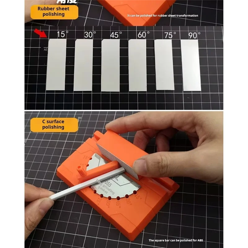 

【Горячая распродажа!】Сделай сам, инструменты для строительства моделей, многоугольный шлифовальный слайдер, инструмент для полировки кромок, хобби, ремесло, сборка