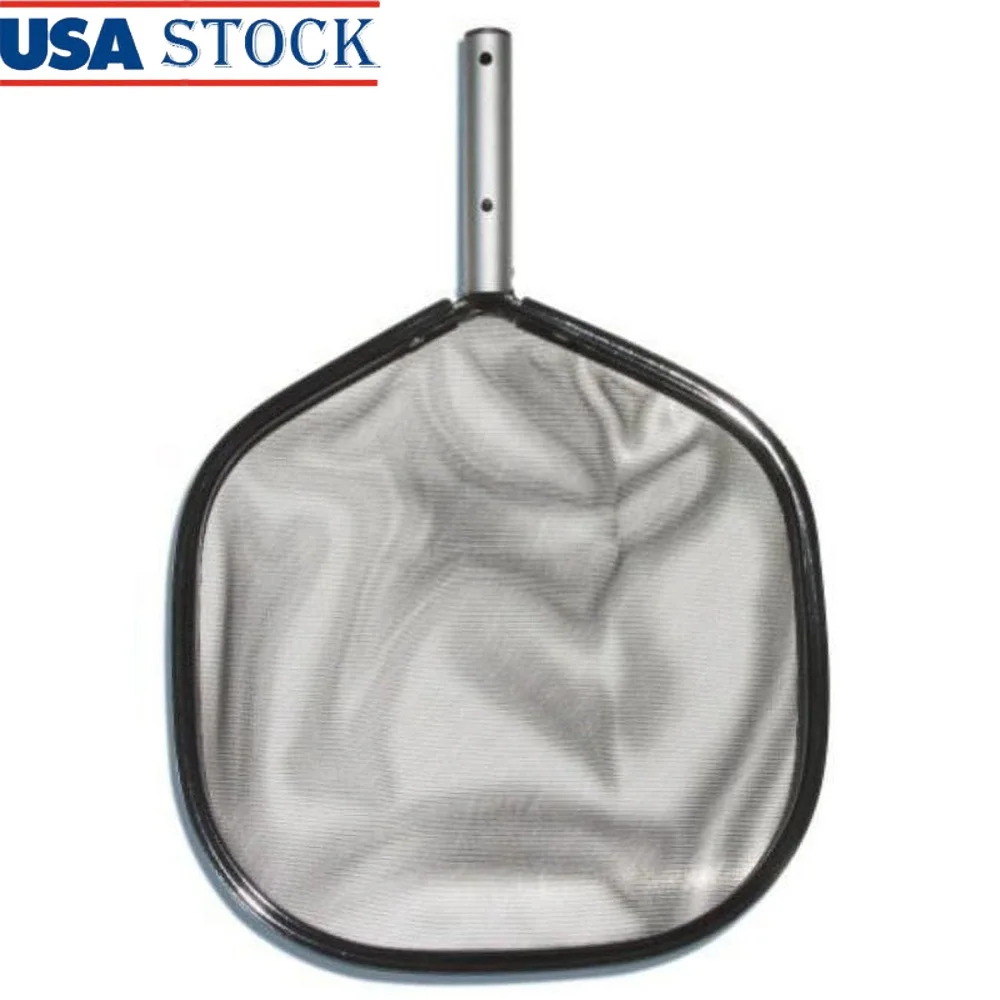 

Deluxe Heavy-Weight Aluminum Swimming Pool Leaf Skimmer Durable Frame Mar-Proof PVC Rim Effective Cleaning and Maintenance