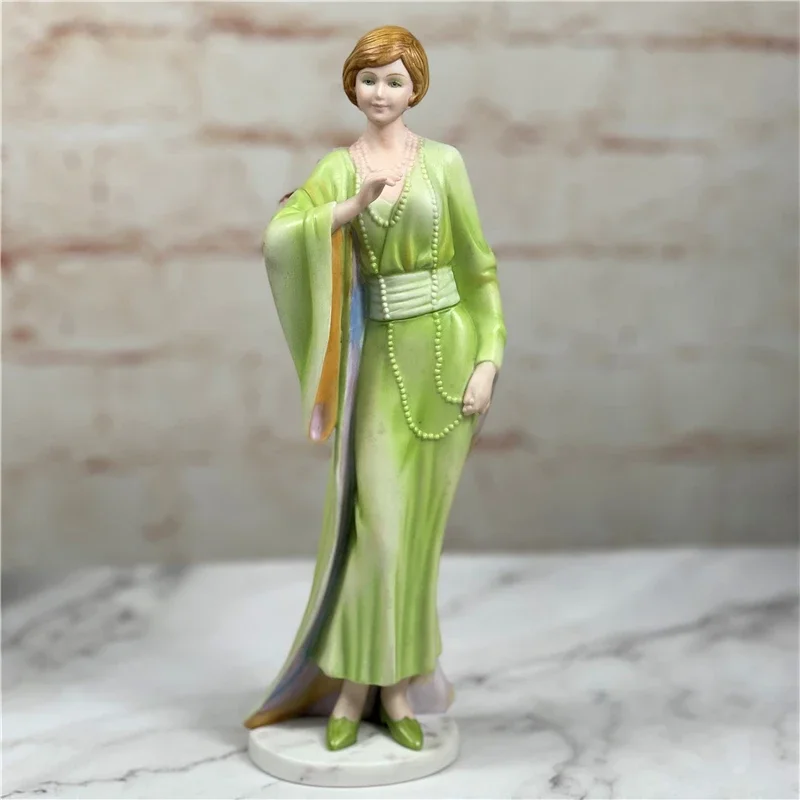 Home Interiors Porcelain Figurine Victoria Lady-Spring Ceramic Fashion Girl Statue For Home & Office Decoration Gift
