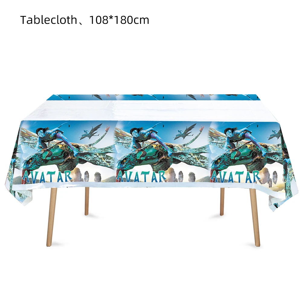 Avatar-Film Geburtstagsdekoration Tischware Tischdecke Tasse Teller Serviette Tasche Ballon Babyparty Partyzubehör Geschenke – Detail 13