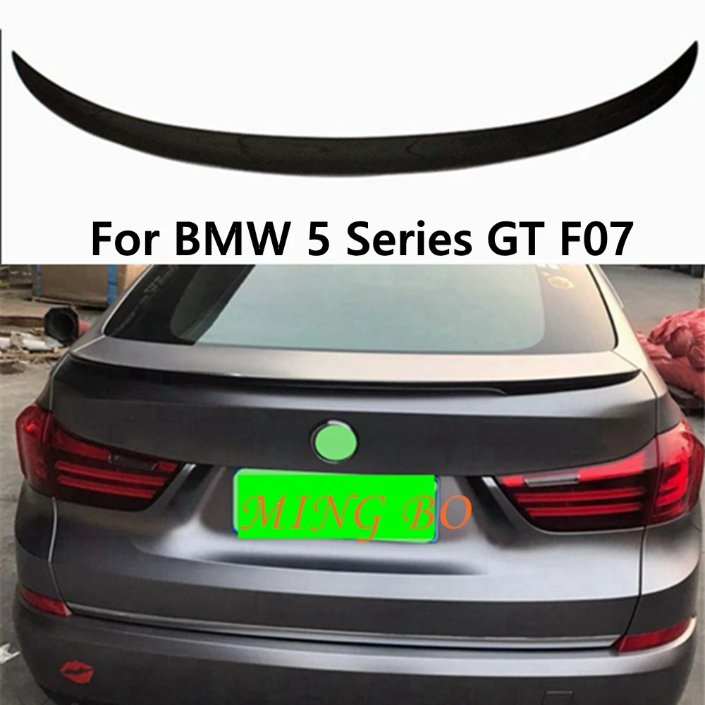 

Спойлер для BMW 5 серии GT F07 2014-2017, стильный спойлер, аксессуары, настоящее углеродное волокно и кованый углерод