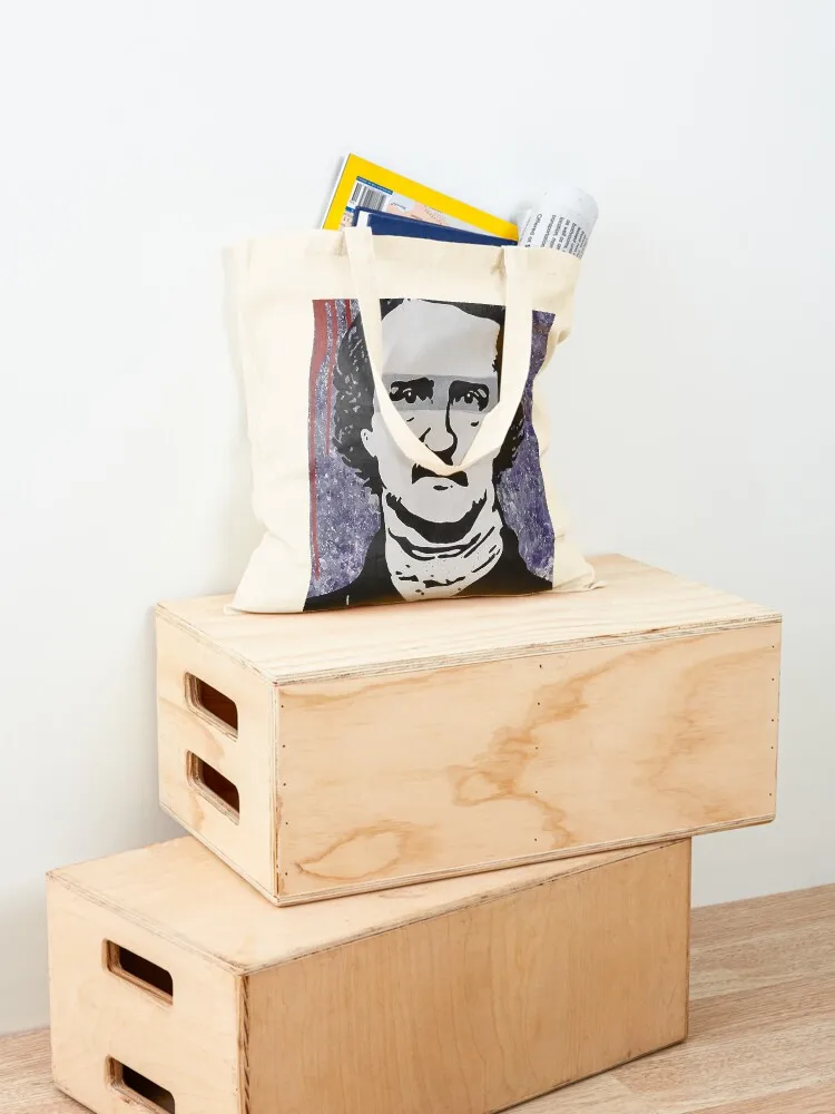 Edgar Allan Poe Tote Bag custom fabric bag Custom bag tote bags aesthetic Gift