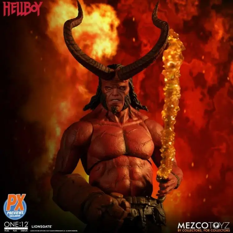 1/12 Hellboy Action Figure Movie TV Toy 6inch PVC