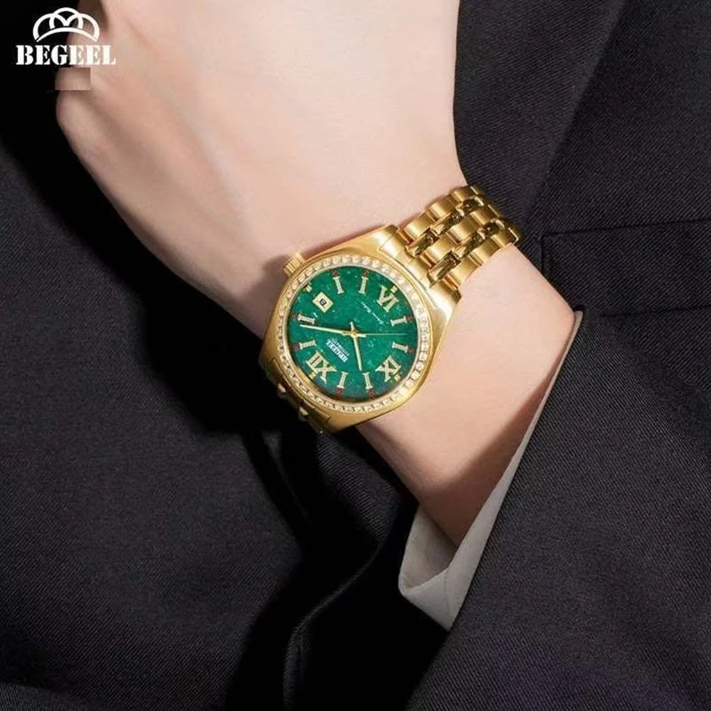 Relojes BEGEEL para hombre, relojes mecánicos, relojes mecánicos completamente automáticos, relojes mecánicos para caballero, relojes luminosos para hombre