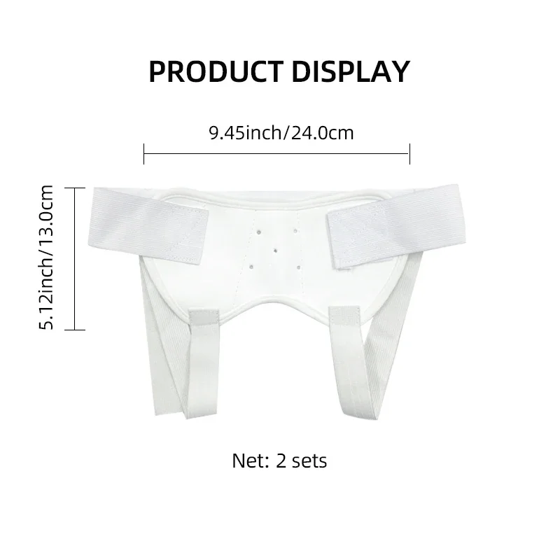 Hernia Belt Inguinal Groin Pain Relief for Adult with 2 Removable Compression Pads Support Medical Adjustable Hernia Bag