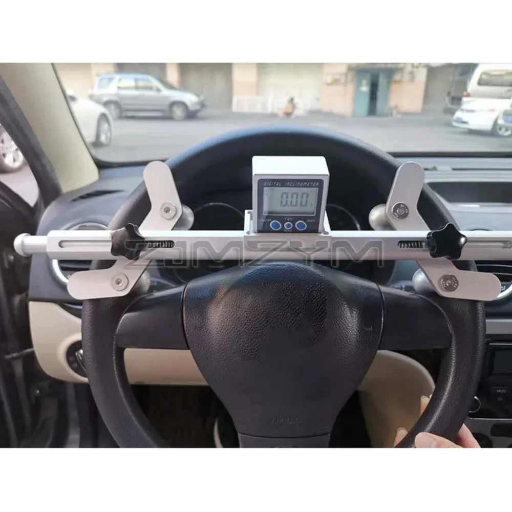 

Herramienta alineación nivel volante coche, herramientas especiales alineación alineación ruedas, medidor d