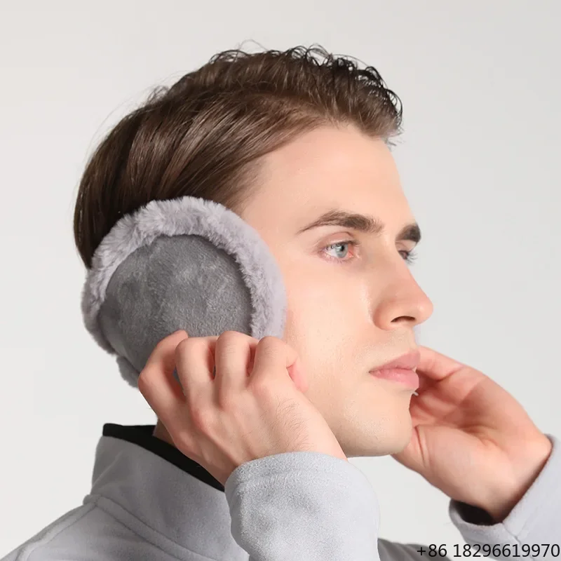 trendy-faux-fur-earmuffs-beading-pearls-casual-style-comfortable-durable-high-quality-100-polyester-winter-warmers